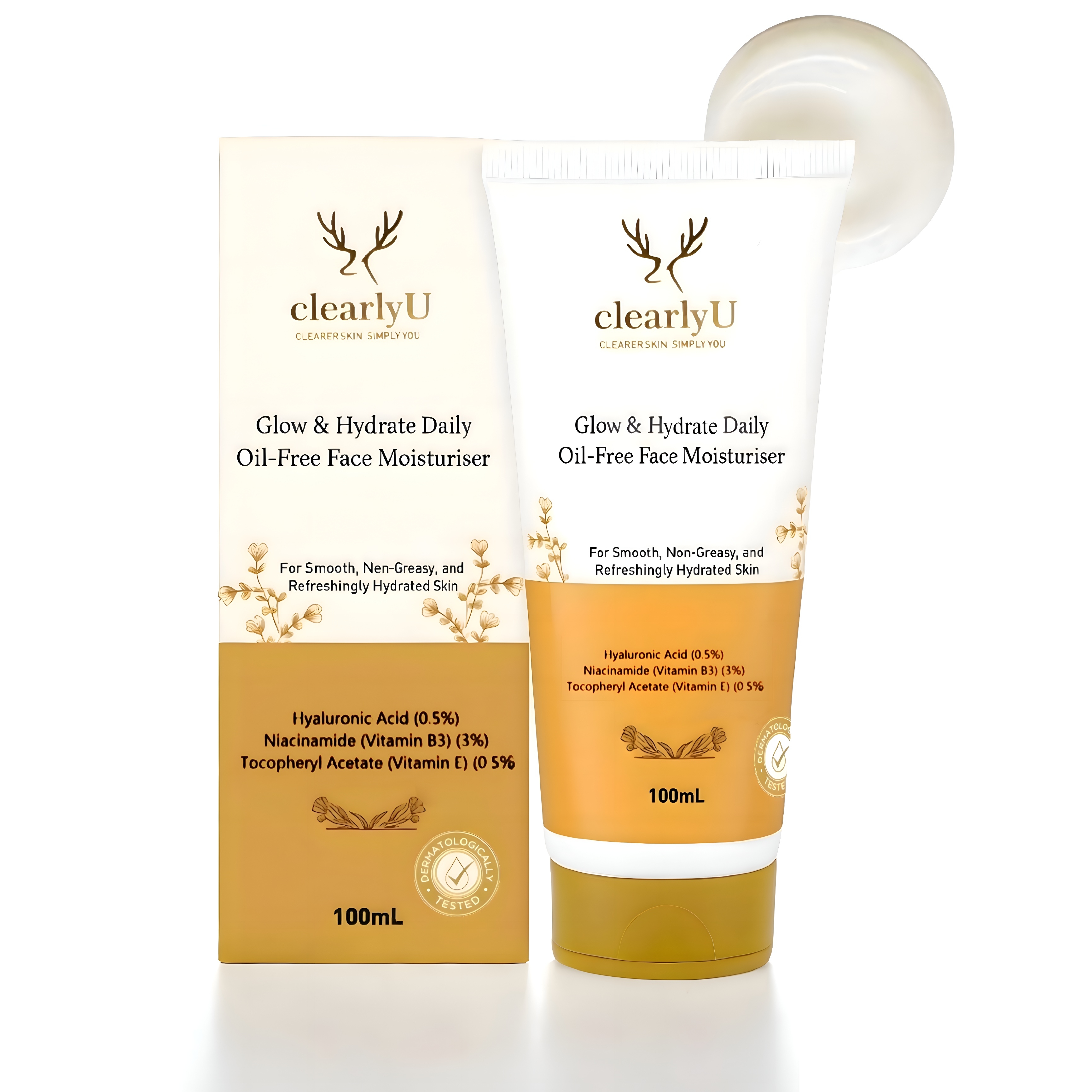 Gold Moisturizer Jar