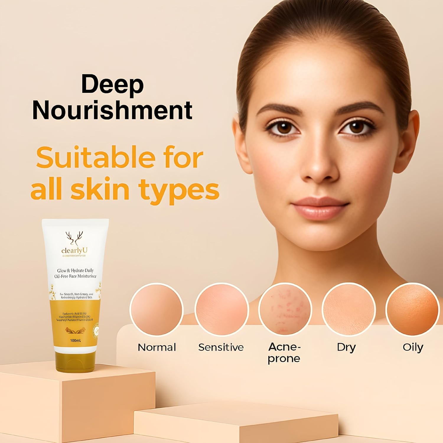 Gold Moisturizer Front